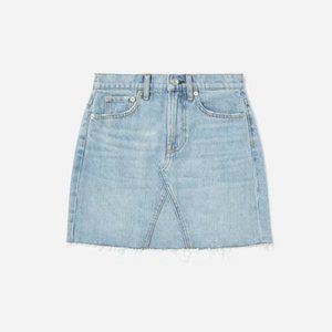 NWT Everlane Reconstructed Denim Skirt - Vintage Light Blue - Size 25